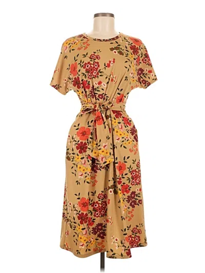 Pre-owned Lularoe Casual Dress In Brown