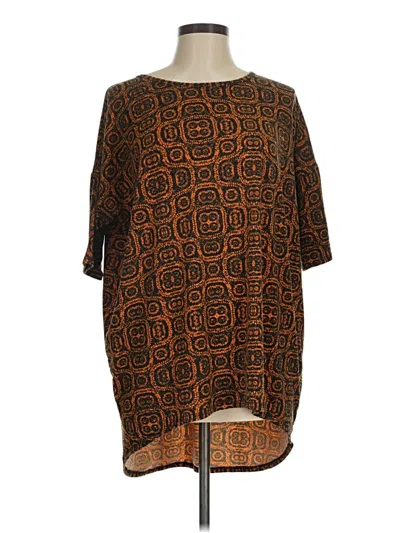 Pre-owned Lularoe Casual Dress In Brown