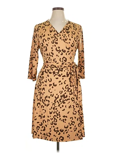 Pre-owned Lularoe Casual Dress In Brown
