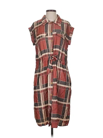 Pre-owned Lularoe Casual Dress In Brown