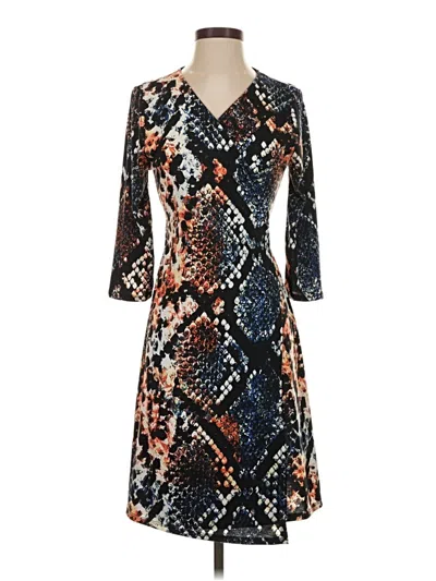 Pre-owned Lularoe Casual Dress In Brown