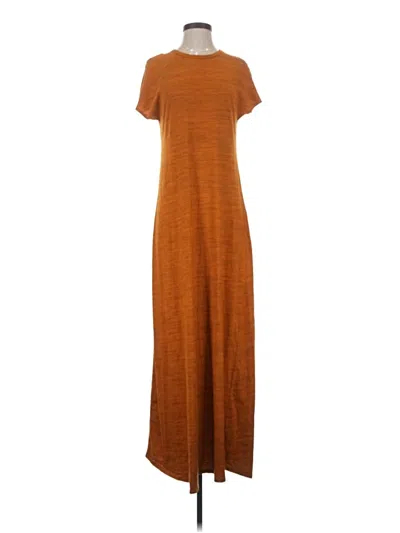 Pre-owned Lularoe Casual Dress In Brown