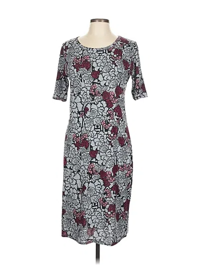 Pre-owned Lularoe Casual Dress In Burgundy