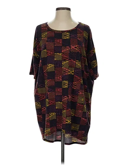 Pre-owned Lularoe Casual Dress In Burgundy