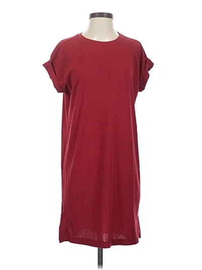 Pre-owned Lularoe Casual Dress In Burgundy