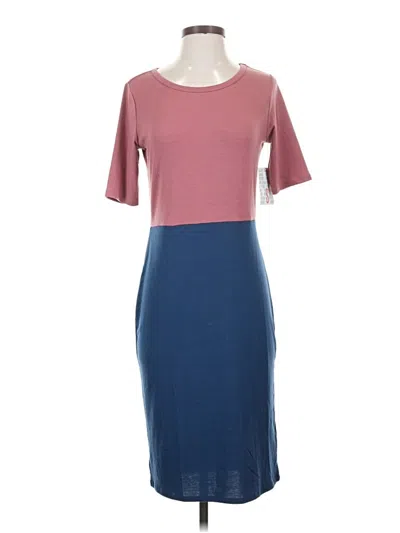 Pre-owned Lularoe Casual Dress In Burgundy