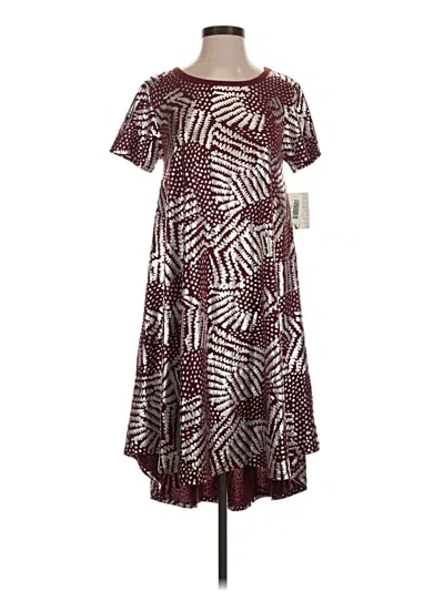 Lularoe Casual Dress In Burgundy