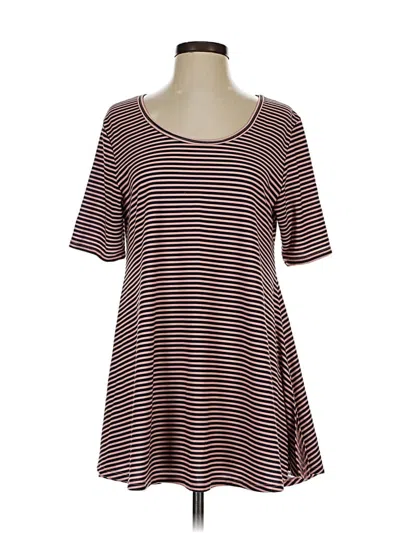 Pre-owned Lularoe Casual Dress In Burgundy