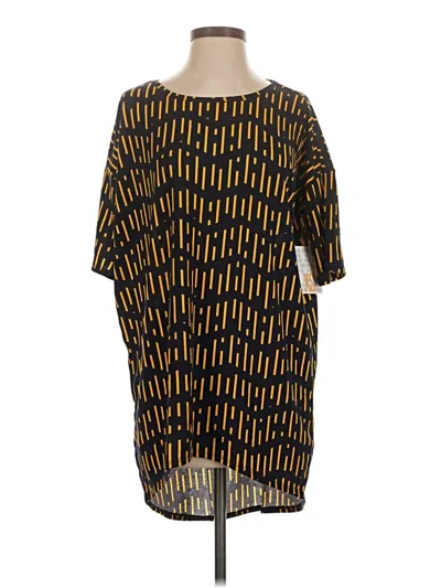 Pre-owned Lularoe Casual Dress In Gold