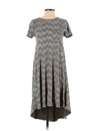 Pre-owned Lularoe Casual Dress In Gray