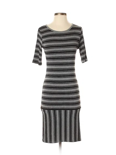 Pre-owned Lularoe Casual Dress In Gray