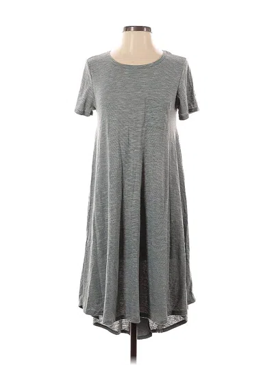 Pre-owned Lularoe Casual Dress In Gray