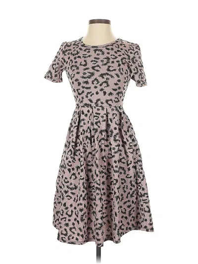 Pre-owned Lularoe Casual Dress In Gray