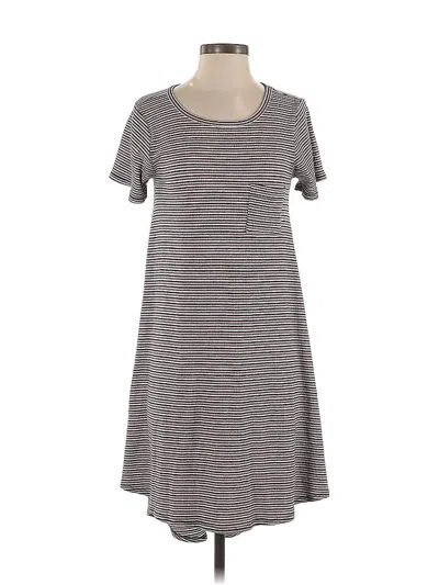 Pre-owned Lularoe Casual Dress In Gray