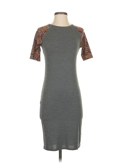 Pre-owned Lularoe Casual Dress In Gray