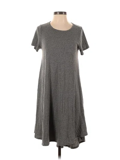 Pre-owned Lularoe Casual Dress In Gray