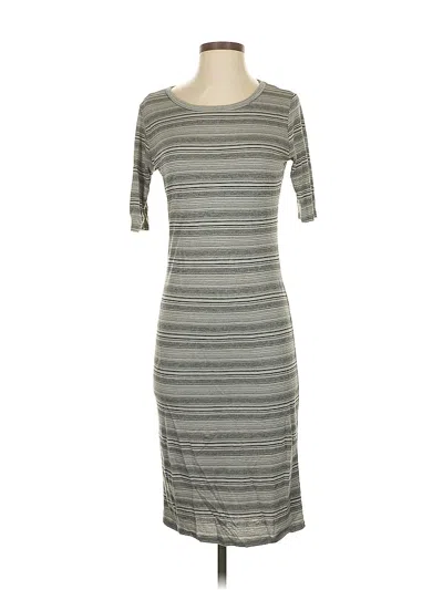 Pre-owned Lularoe Casual Dress In Gray