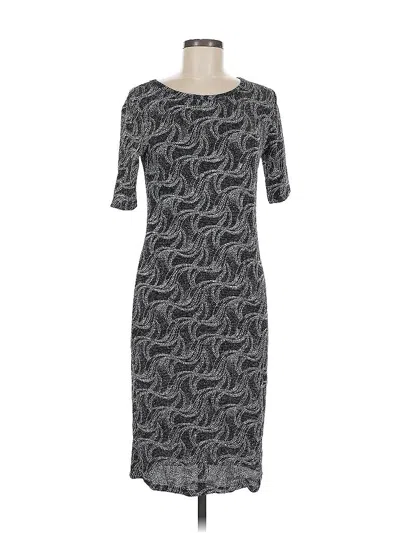 Pre-owned Lularoe Casual Dress In Gray