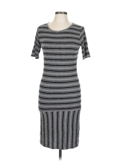 Pre-owned Lularoe Casual Dress In Gray