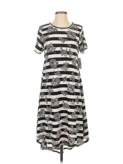 Pre-owned Lularoe Casual Dress In Gray