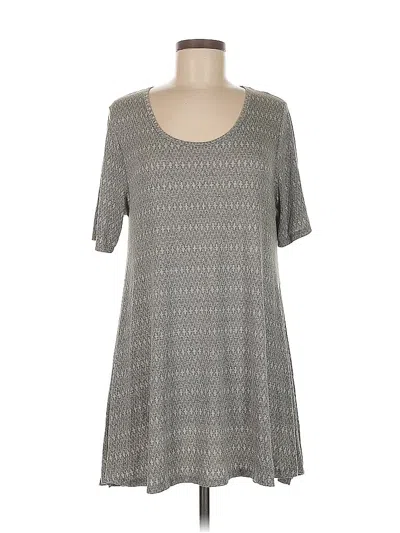 Pre-owned Lularoe Casual Dress In Gray