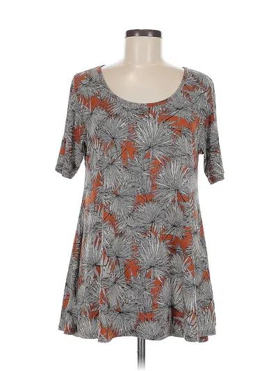 Pre-owned Lularoe Casual Dress In Gray