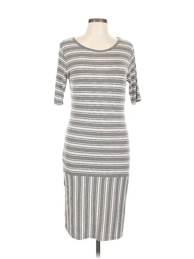 Pre-owned Lularoe Casual Dress In Gray
