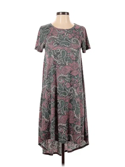 Pre-owned Lularoe Casual Dress In Gray