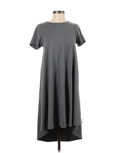 Pre-owned Lularoe Casual Dress In Gray