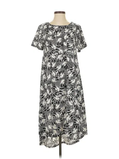 Pre-owned Lularoe Casual Dress In Gray