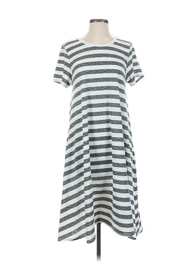 Pre-owned Lularoe Casual Dress In Gray