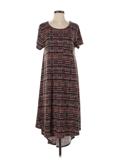 Pre-owned Lularoe Casual Dress In Gray