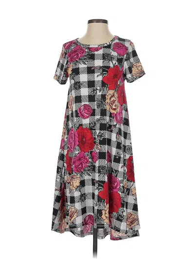 Pre-owned Lularoe Casual Dress In Gray