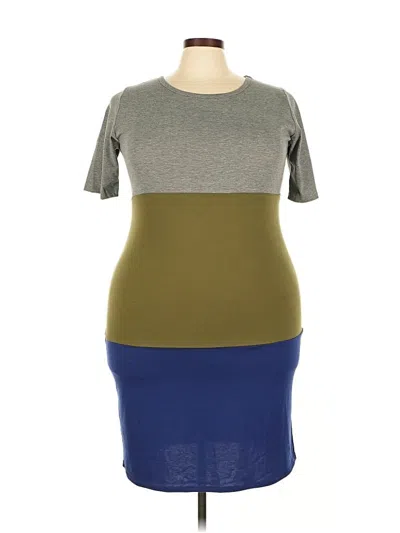 Pre-owned Lularoe Casual Dress In Gray