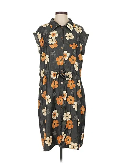 Pre-owned Lularoe Casual Dress In Gray