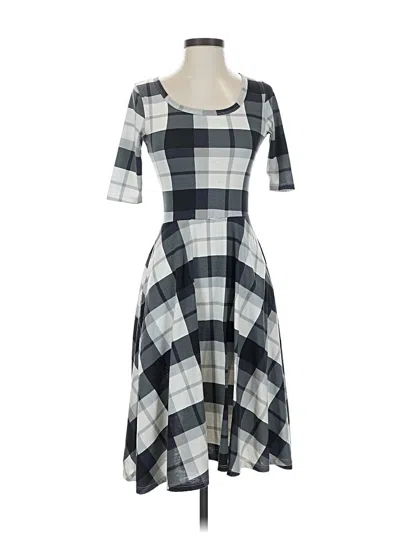 Pre-owned Lularoe Casual Dress In Gray