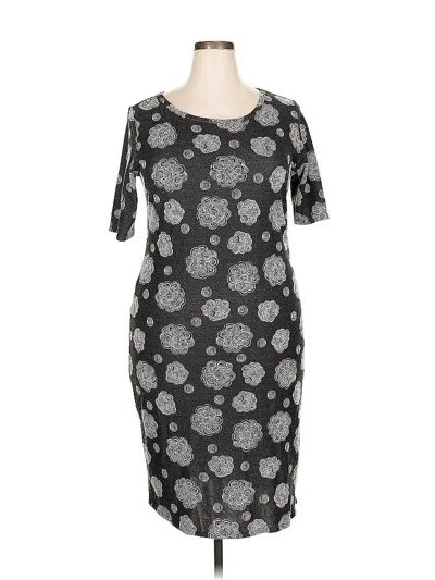 Pre-owned Lularoe Casual Dress In Gray