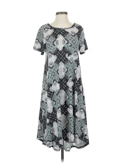 Pre-owned Lularoe Casual Dress In Gray