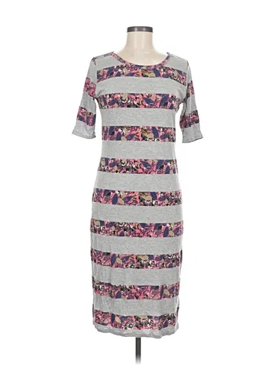 Pre-owned Lularoe Casual Dress In Gray