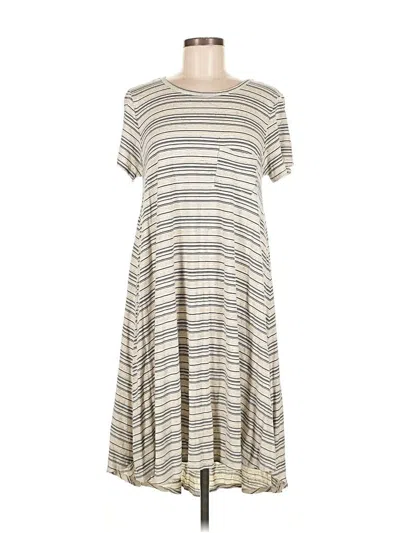 Pre-owned Lularoe Casual Dress In Gray