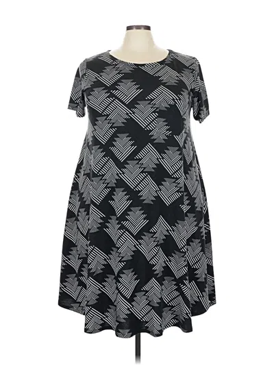 Pre-owned Lularoe Casual Dress In Gray