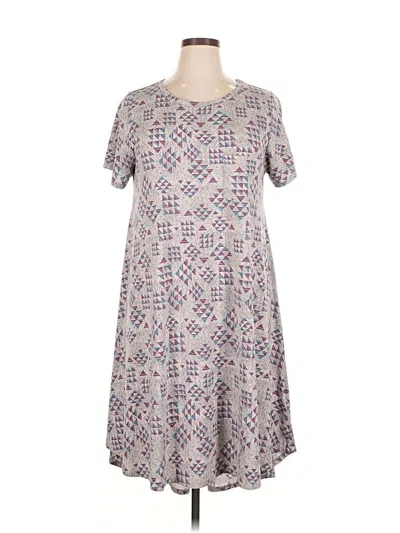 Pre-owned Lularoe Casual Dress In Gray