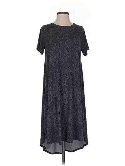 Pre-owned Lularoe Casual Dress In Gray