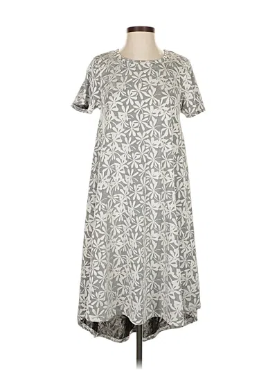 Pre-owned Lularoe Casual Dress In Gray