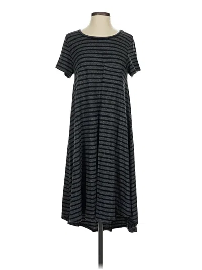 Pre-owned Lularoe Casual Dress In Gray