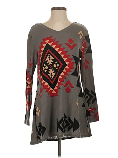 Pre-owned Lularoe Casual Dress In Gray