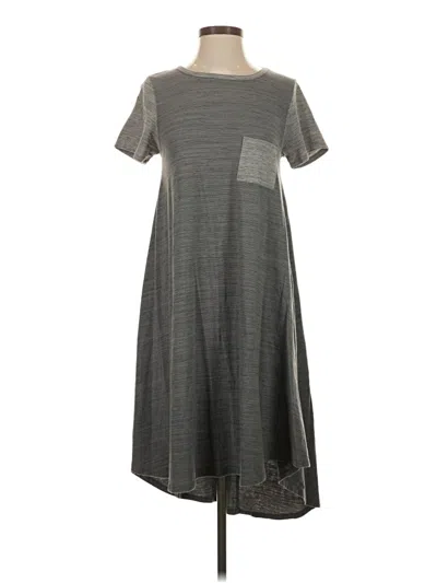 Pre-owned Lularoe Casual Dress In Gray
