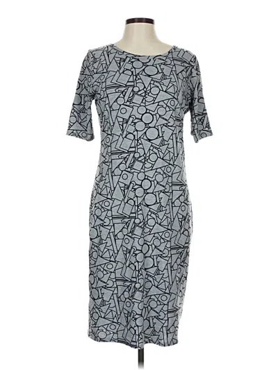 Pre-owned Lularoe Casual Dress In Gray