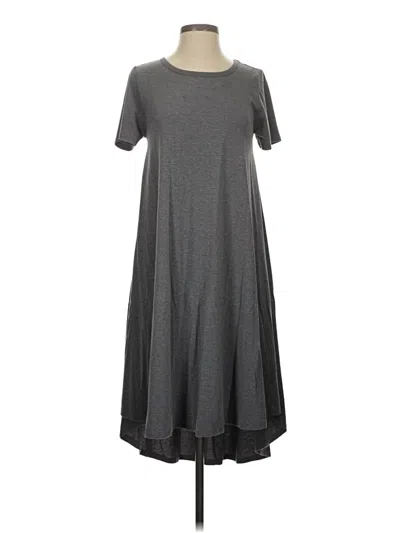 Pre-owned Lularoe Casual Dress In Gray