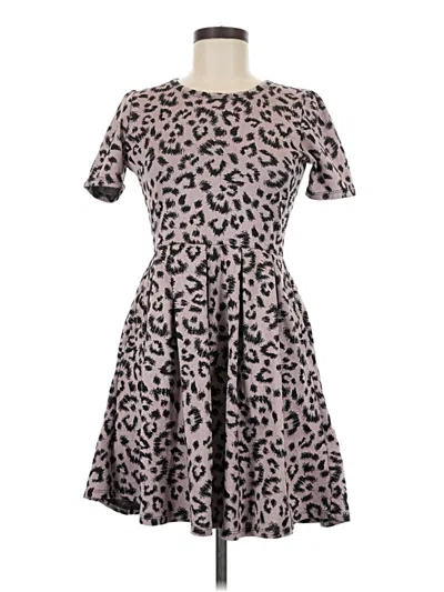 Pre-owned Lularoe Casual Dress In Gray